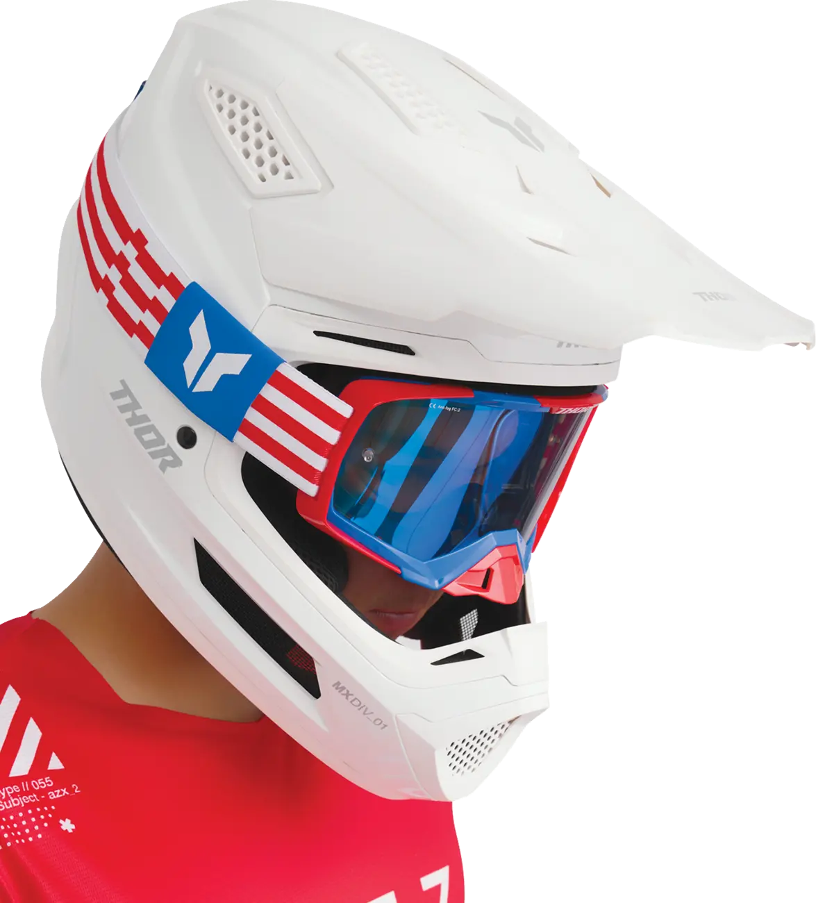 Thor Fleet Whiteout Helmet
