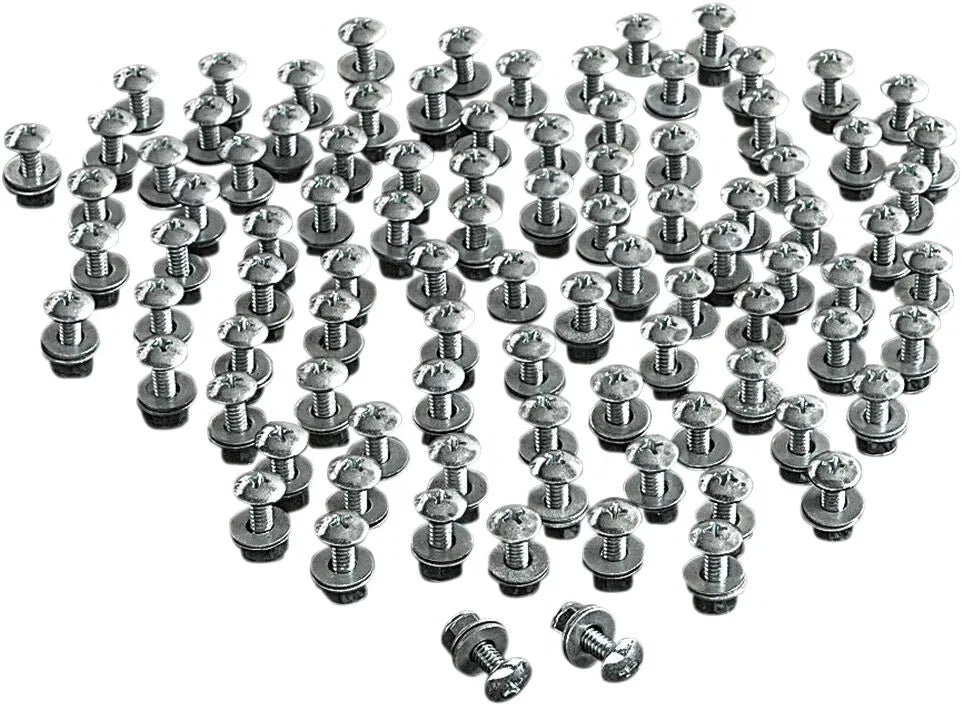Chris Products License Plate Fasteners - 100 Pack