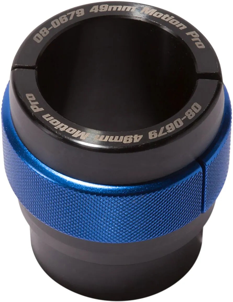 Motion Pro Ringer Fork Seal Driver 50mm Blue Silver Anodized