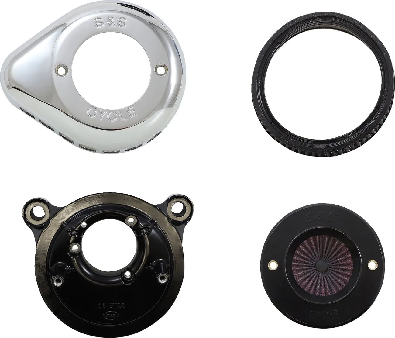 S&s Cycle Air Stinger Stealth Air Cleaner Kit