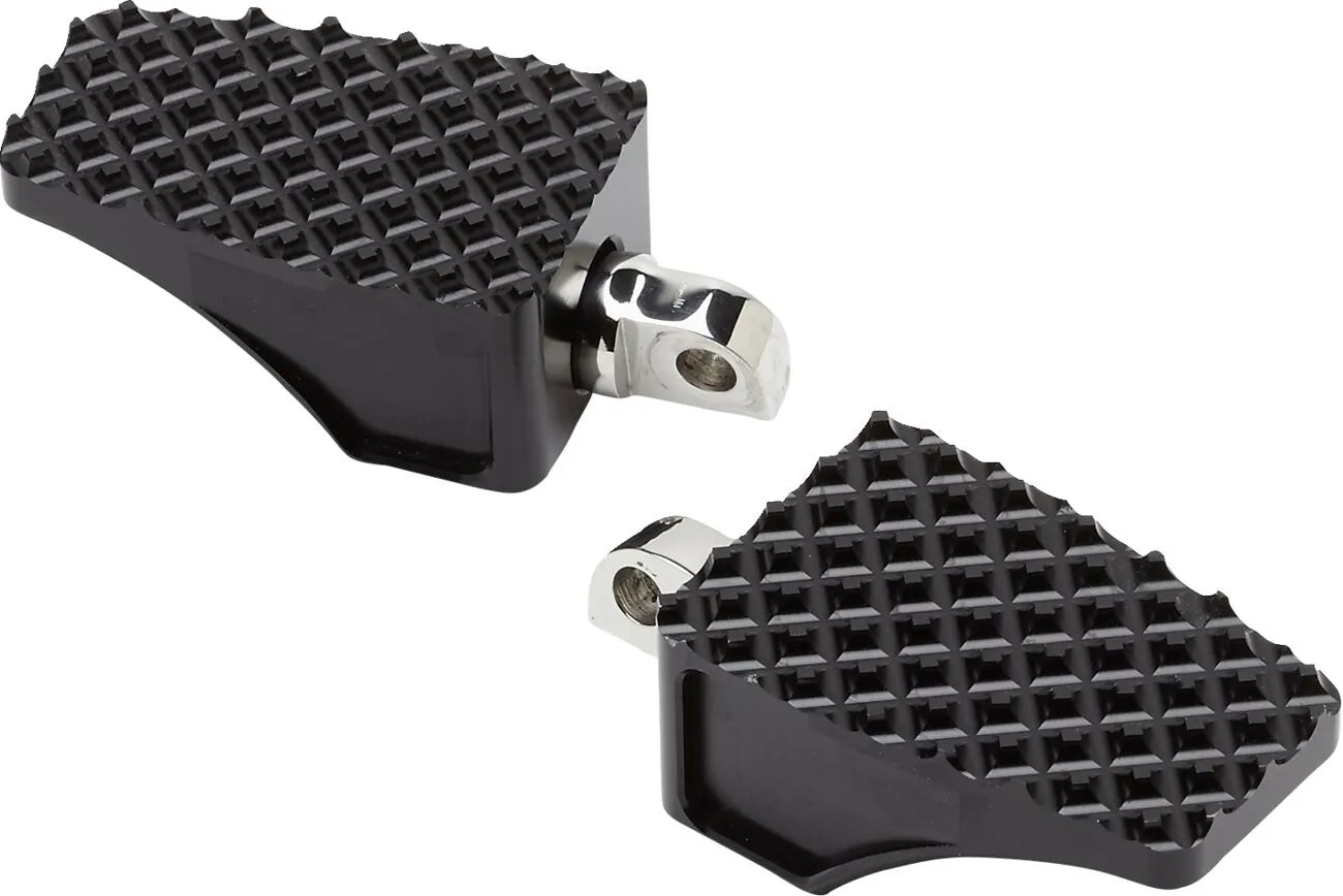 La Choppers County Line Foot Pegs - Black Anodized