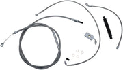 La Choppers Standard Stainless Braided Cable Kit for Ape Hangers
