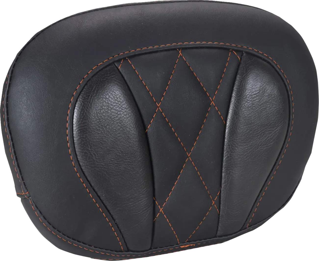 Mustang Deluxe Sissy Bar Pad - Carbon Fiber Inlay