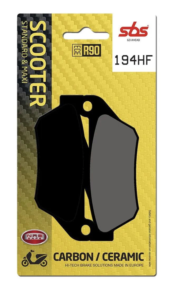 Sbs Hf Street Ceramic Organic Brake Pads - Front