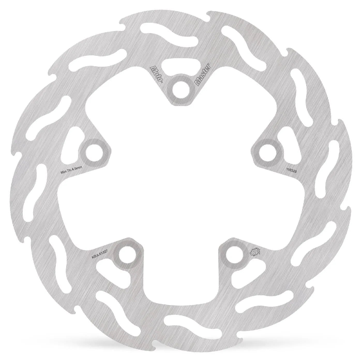 Moto-master Flame Series Brake Rotor For Motorcycles - Rear