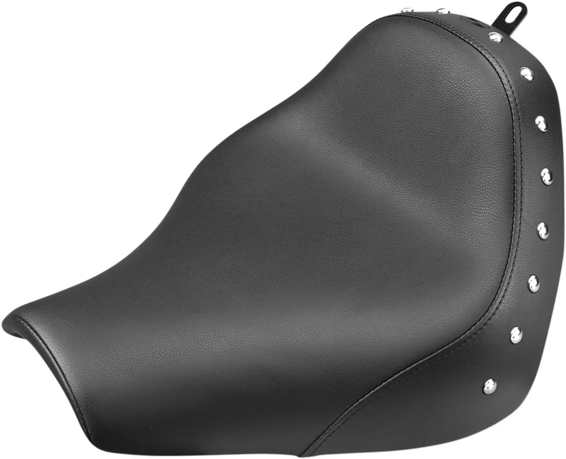 Saddlemen Renegade Solo Seat - Black Saddlehyde - For Harley Davidson