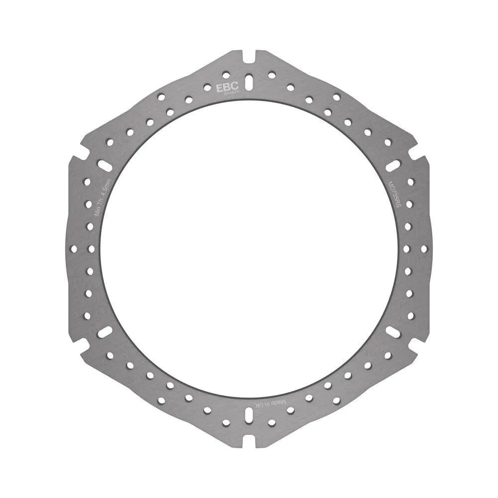Ebc Round Fixed Brake Rotor For Motorcycles - Front