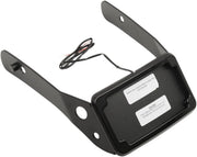 Cycle Visions Curved License Plate Mount With Frame