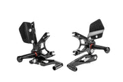 Gilles Tooling Fxr Rearset - Black Aluminum