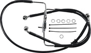 Drag Specialties Extended Brake Line 39" Stainless Steel Front