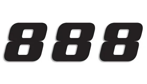 Blackbird Racing One Series Numbers - Number Plate Graphics