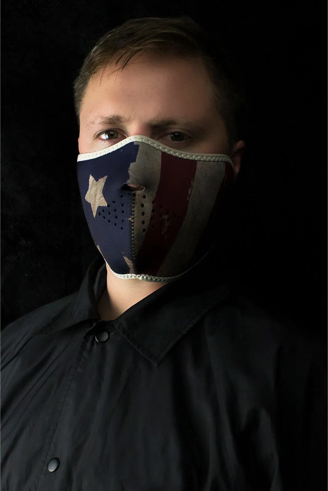 Zan Headgear Neoprene Half-Face Mask Patriot
