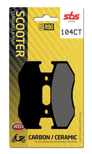 Sbs Ct Scooter Carbon Tech Organic Brake Pads - Front & Rear