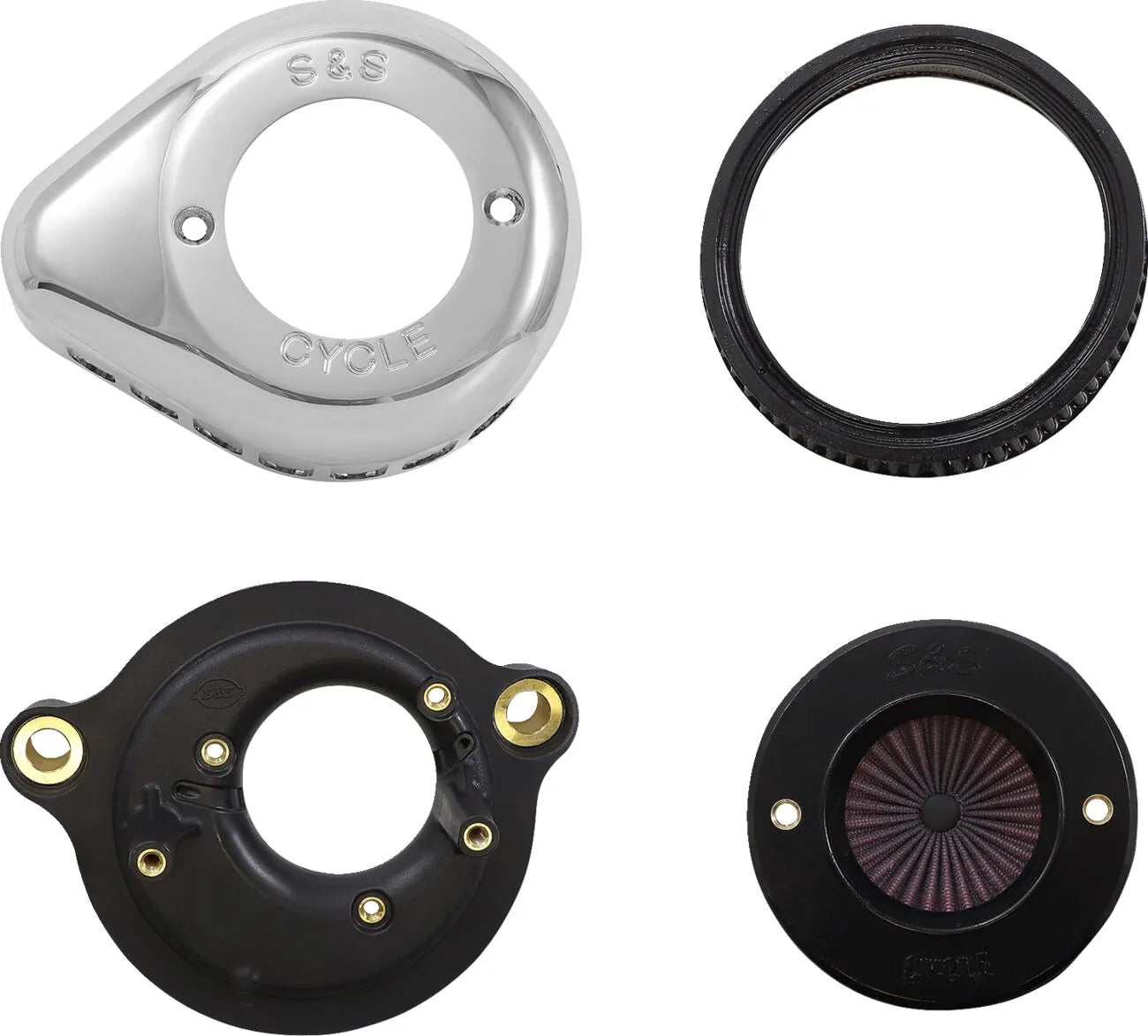 S&s Cycle Air Stinger Stealth Air Cleaner Kit