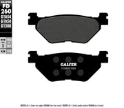 Galfer Semi-metallic Brake Pads - Versatile Performance