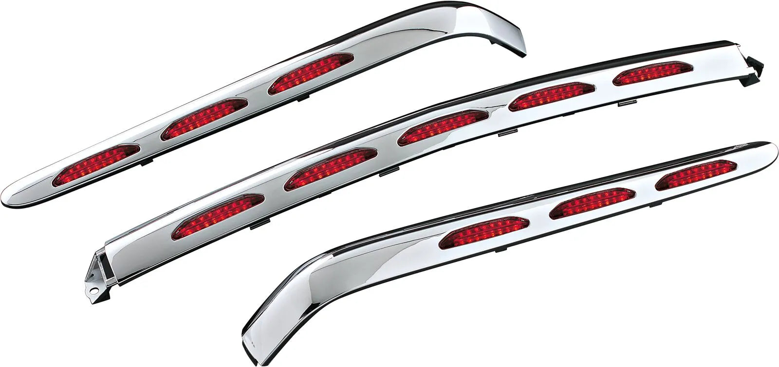 Kuryakyn Lighted Trunk Molding - Chrome/red Led