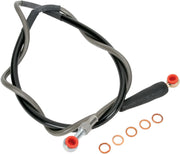 Moose Offroad Stainless Steel Braided Brake Line Front