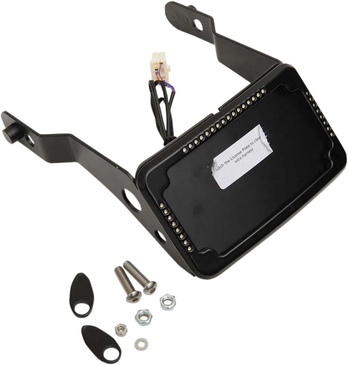 Cycle Visions Curved License Mount With Led Frame