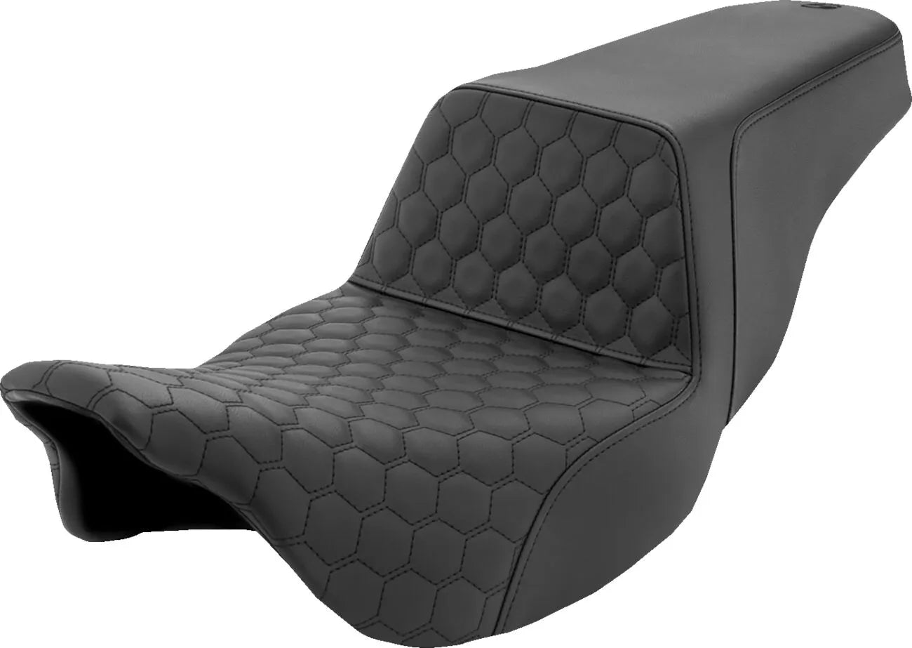 Saddlemen Honeycomb Step-up Seat - For Harley Davidson