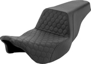 Saddlemen Honeycomb Step-up Seat - For Harley Davidson
