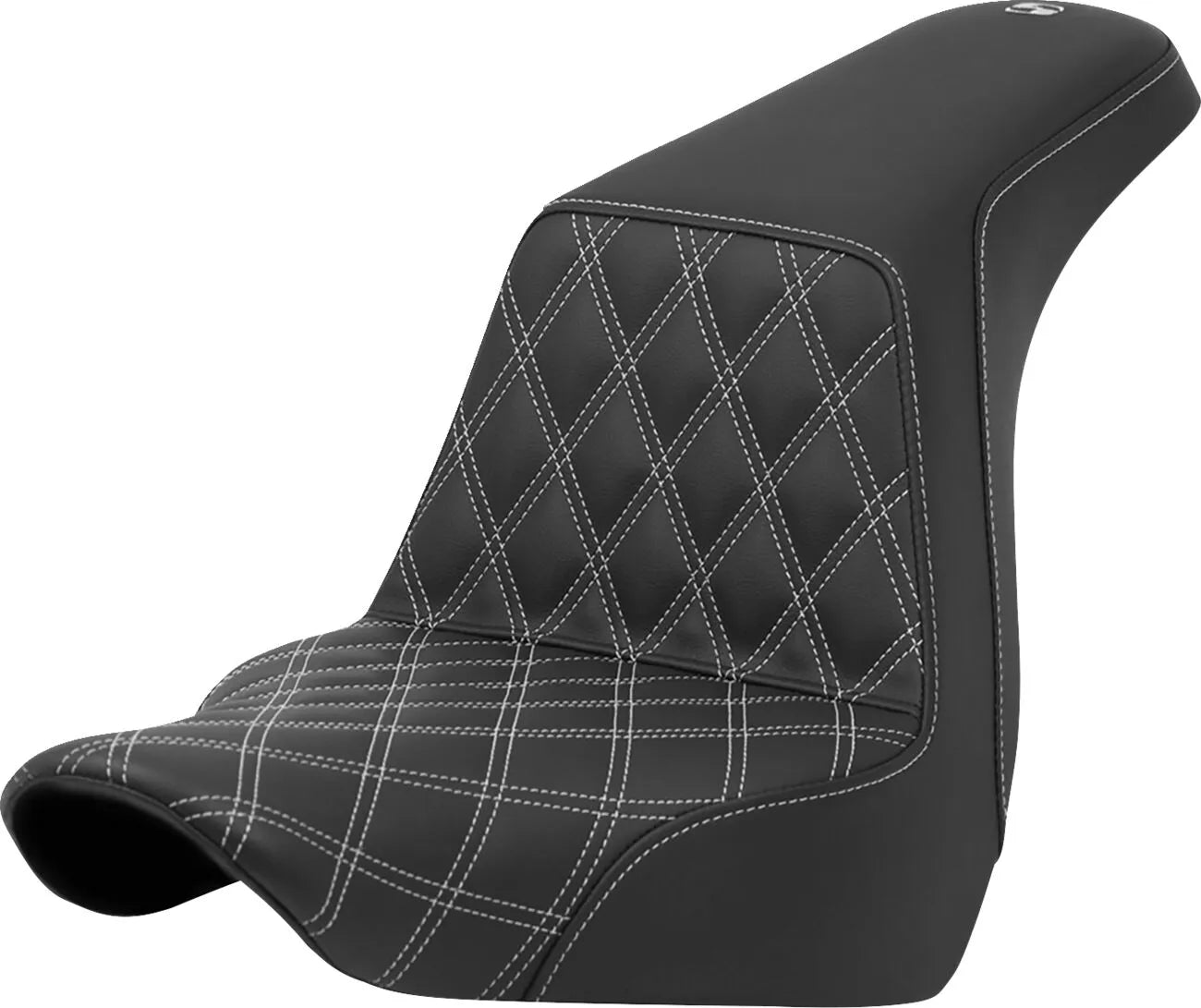 Saddlemen Lattice Stitch Step-up Seat - For Harley Davidson