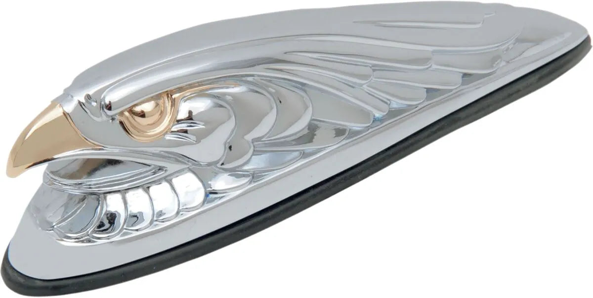 Drag Specialties Chrome Eagle Head Front Fender Ornament