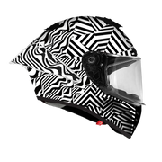 Premier Helmets Monza Pt Full Face Helmet - White/black