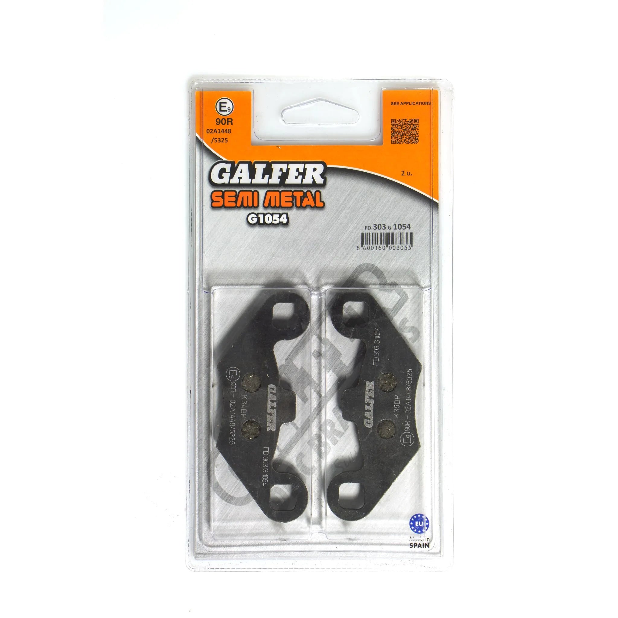 Galfer Semi-metallic Brake Pads - Oem Replacement - Front