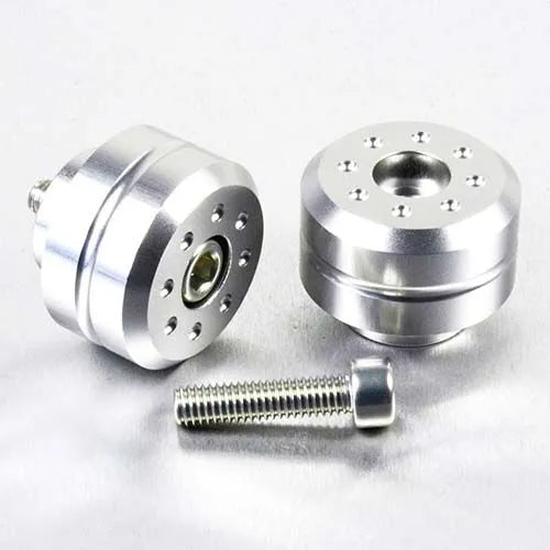 Pro Bolt Aluminium Bar Ends - Silver