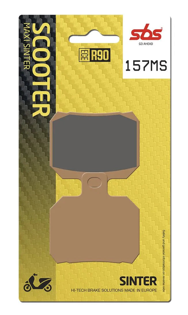 Sbs Ms Scooter Maxi Sintered Brake Pads Set - Front & Rear