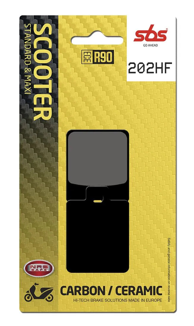 Sbs Hf Street Ceramic Organic Brake Pads - Front & Rear