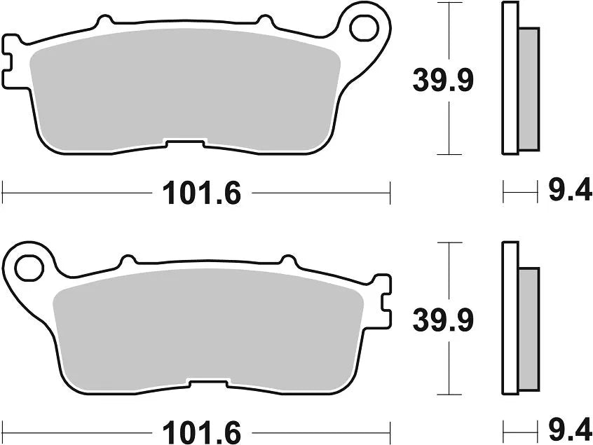 Sbs Ls Street Excel Sintered Rear Brake Pads - Rear