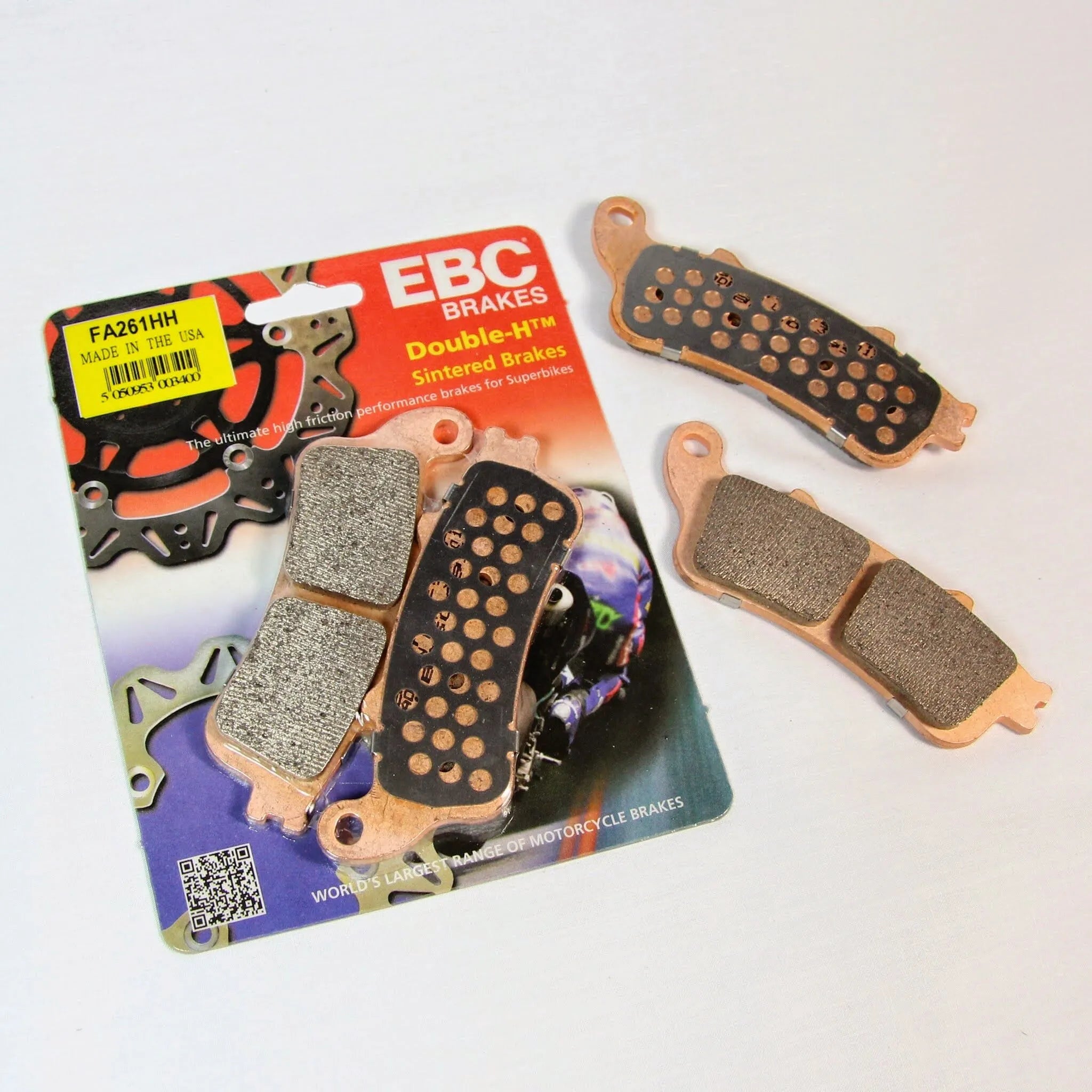 Ebc Fa-hh Series Sintered Brake Pads For Road Use - Front & Rear