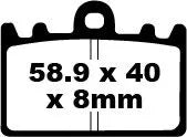 Ebc Fa-hh Series Sintered Brake Pads - Front