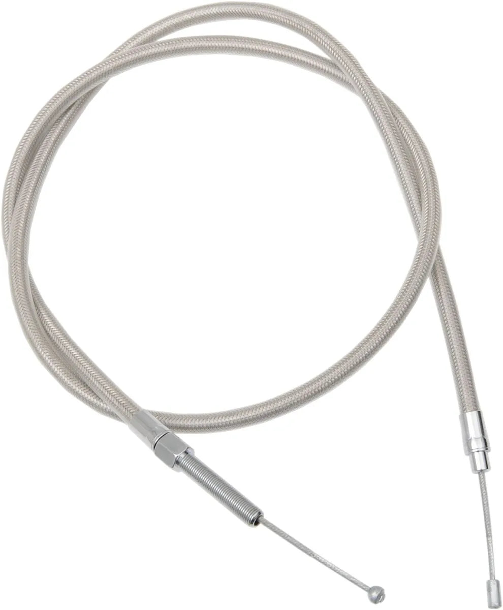 Drag Specialties Clutch Cable Braided Stainless Steel