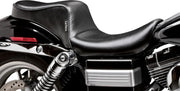 Le Pera Cherokee Seat - Black Vinyl King/queen - For Harley Davidson