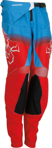Moose Offroad Youth Agroid Racewear Pants - Black/Blue/Red/White