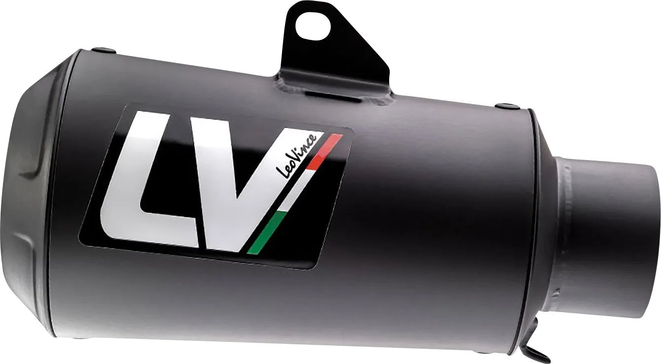 Leovince Lv-10 Full Black Slip-on Muffler - ECE Street Legal Approved