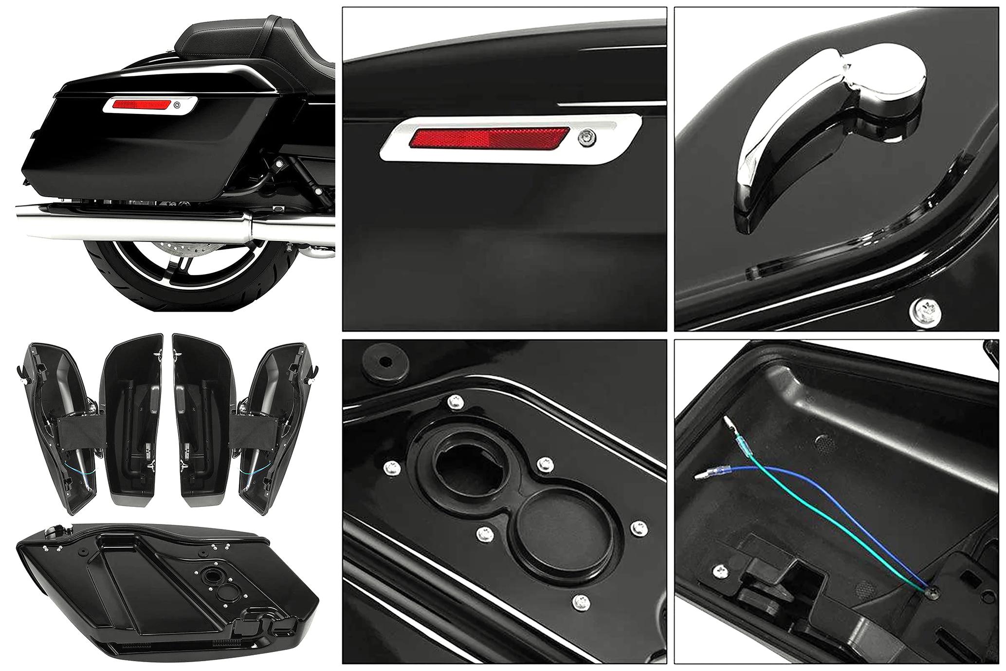 Zodiac Saddlebag Parts for Touring 2024 to Present – Luggage