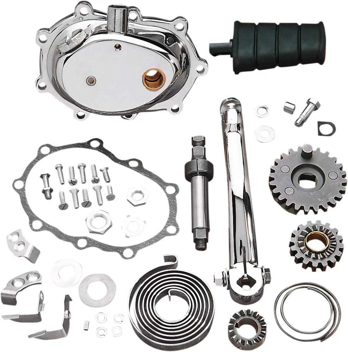Drag Specialties Kickstarter Kit - Chrome Finish