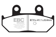 Ebc Sfac Carbon Series Scooter Brake Pads