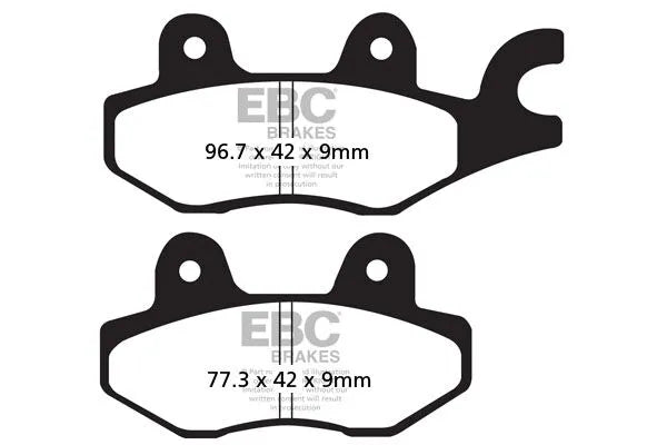 Ebc Sfac Carbon Series Scooter Brake Pads