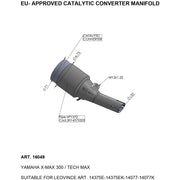 Leovince Catalytic Converter Manifold - Stainless Steel