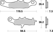 Moto-master Nitro Brake Pads Sintered Metal - Front