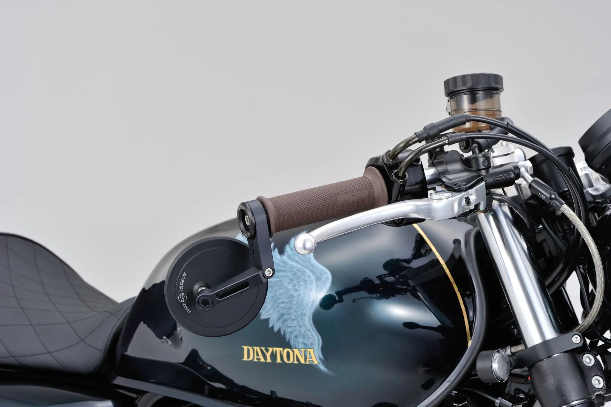 Daytona Bar End Mirror - Universal Motorcycle Mirror