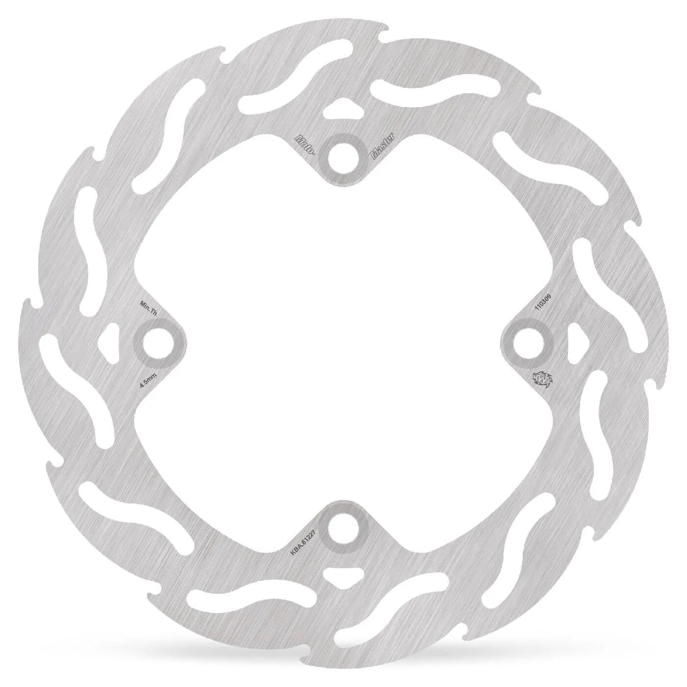 Moto-master Flame Series Rear Brake Rotor For Motorcycle - Rear