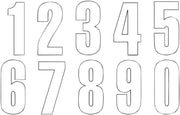 Blackbird Racing Number Plate Graphic 3-pack