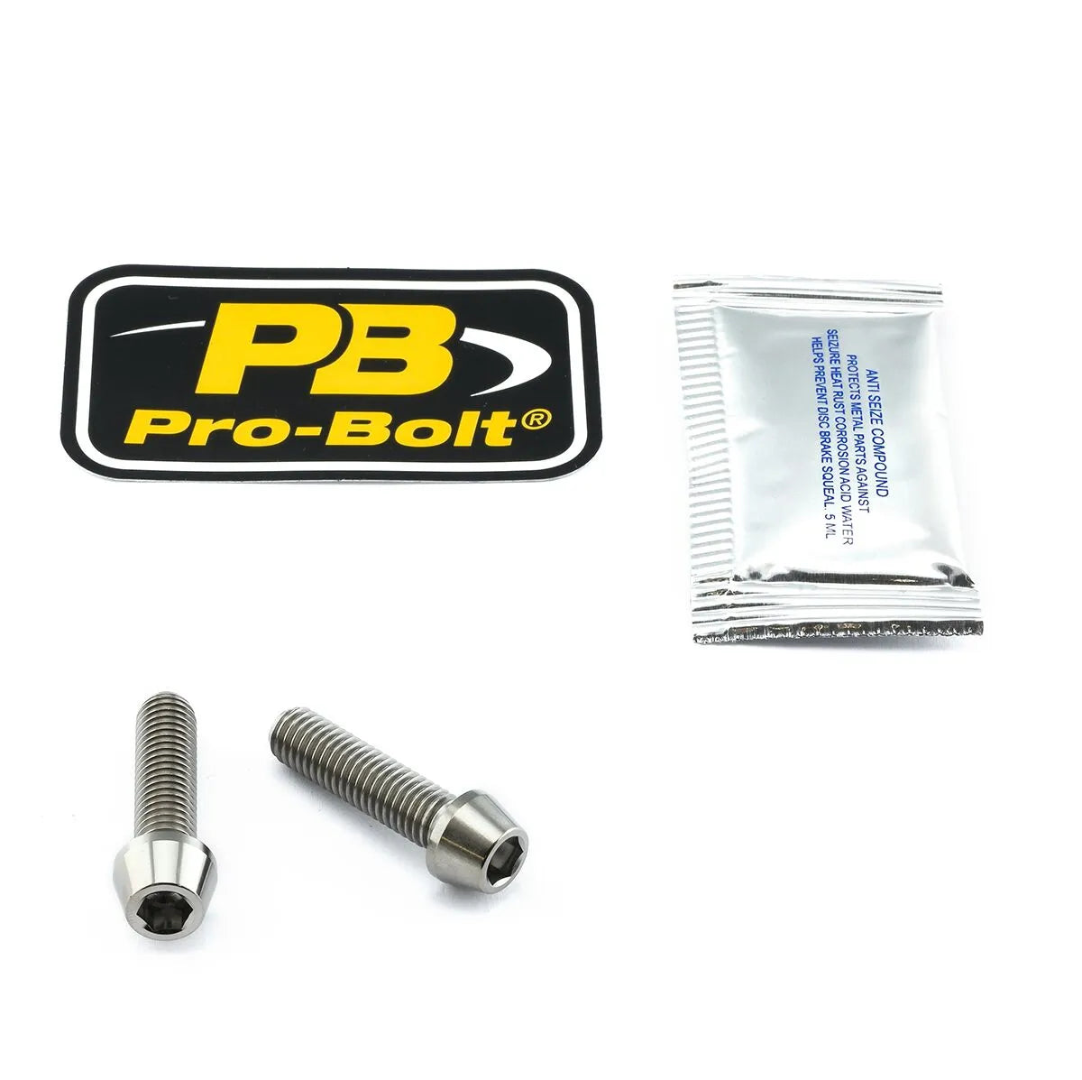 Pro Bolt Titanium Clip-on/handle Bar Mount Bolt Kit