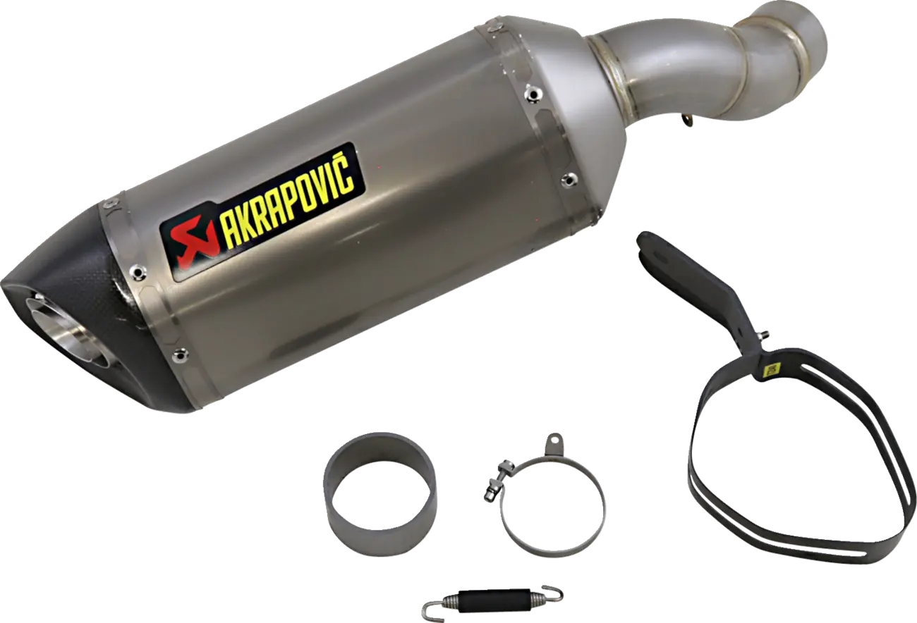 Akrapovic Slip-on Line Muffler For Street Bikes - ECE Street Legal Approved
