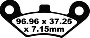 Ebc Tt Sport Carbon Fusion Brake Pads - Front & Rear